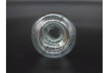 戦前　当時物　瓢箪型　気泡や絶妙なフォルムが味わいのあるニッキ水瓶5個セット(豆ガラス、ちびニッキ水、ガラス容器、駄菓子屋ビン、ペロペロ、レトロガラス、一輪挿し、ひょうたん)(R-077065)