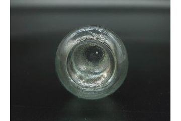 戦前　当時物　瓢箪型　気泡や絶妙なフォルムが味わいのあるニッキ水瓶5個セット(豆ガラス、ちびニッキ水、ガラス容器、駄菓子屋ビン、ペロペロ、レトロガラス、一輪挿し、ひょうたん)(R-077066)