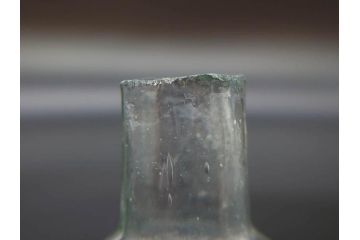 戦前　当時物　瓢箪型　可愛らしいフォルムのニッキ水瓶5個セット(桜3つ、花、豆ガラス、ちびニッキ水、ガラス容器、駄菓子屋ビン、ペロペロ、レトロガラス、一輪挿し、ひょうたん)(R-077067)