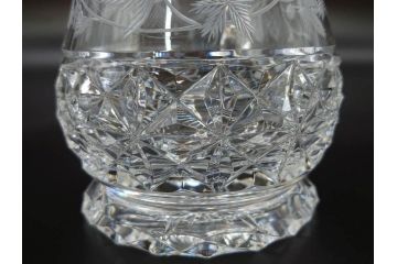 フランス　Baccarat　バカラ　特別限定　希少　1989-5/80　きらめく上品なカットが美しいビアマグ(フルレッドクリスタルガラス、ジョッキ、グラス、ケース付き、証明書付き)(R-077068)