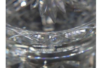 フランス　Baccarat　バカラ　特別限定　希少　1989-5/80　きらめく上品なカットが美しいビアマグ(フルレッドクリスタルガラス、ジョッキ、グラス、ケース付き、証明書付き)(R-077068)