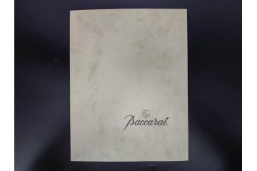 フランス　Baccarat　バカラ　特別限定　希少　1989-5/80　きらめく上品なカットが美しいビアマグ(フルレッドクリスタルガラス、ジョッキ、グラス、ケース付き、証明書付き)(R-077068)