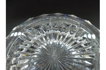 フランス　Baccarat　バカラ　特別限定　希少　1989-6/80　きらめく上品なカットが美しいビアマグ(フルレッドクリスタルガラス、ジョッキ、グラス、ケース付き、証明書付き)(R-077069)