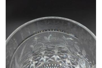 フランス　Baccarat　バカラ　特別限定　希少　1989-7/80　きらめく上品なカットが美しいビアマグ(フルレッドクリスタルガラス、ジョッキ、グラス、ケース付き、証明書付き)(R-077070)