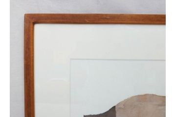 真作　柚木沙弥郎　「デコイ」　サイン入り　5号　リトグラフ(版画、絵画、額装、鴨、共シール)(R-077072)