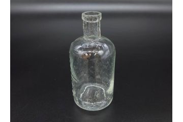 大正〜昭和初期　様々な用途に使える小瓶5個セット(気泡、ガラスビン、硝子、ボトル、薬瓶、花瓶、花入れ、花器)(R-077073)