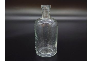 大正〜昭和初期　様々な用途に使える小瓶5個セット(気泡、ガラスビン、硝子、ボトル、薬瓶、花瓶、花入れ、花器)(R-077073)