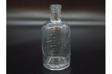 大正〜昭和初期　様々な用途に使える小瓶5個セット(気泡、ガラスビン、硝子、ボトル、薬瓶、花瓶、花入れ、花器)(R-077073)