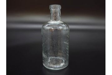 大正〜昭和初期　様々な用途に使える小瓶5個セット(気泡、ガラスビン、硝子、ボトル、薬瓶、花瓶、花入れ、花器)(R-077073)