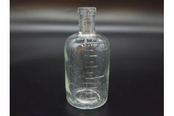 大正〜昭和初期　様々な用途に使える小瓶5個セット(気泡、ガラスビン、硝子、ボトル、薬瓶、花瓶、花入れ、花器)(R-077073)