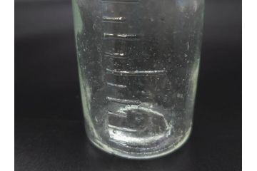 大正〜昭和初期　様々な用途に使える小瓶5個セット(気泡、ガラスビン、硝子、ボトル、薬瓶、花瓶、花入れ、花器)(R-077073)