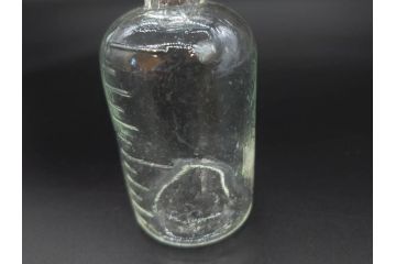 大正〜昭和初期　様々な用途に使える小瓶5個セット(気泡、ガラスビン、硝子、ボトル、薬瓶、花瓶、花入れ、花器)(R-077073)