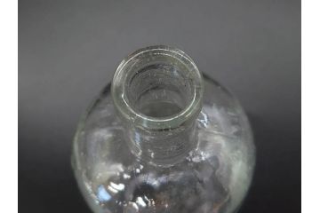 大正〜昭和初期　様々な用途に使える小瓶5個セット(気泡、ガラスビン、硝子、ボトル、薬瓶、花瓶、花入れ、花器)(R-077073)