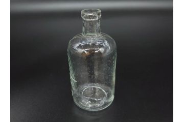 大正〜昭和初期　様々な用途に使える小瓶5個セット(気泡、ガラスビン、硝子、ボトル、薬瓶、花瓶、花入れ、花器)(R-077073)