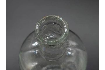 大正〜昭和初期　様々な用途に使える小瓶5個セット(気泡、ガラスビン、硝子、ボトル、薬瓶、花瓶、花入れ、花器)(R-077073)