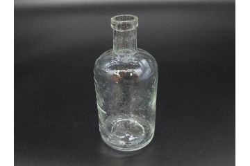 大正〜昭和初期　様々な用途に使える小瓶5個セット(気泡、ガラスビン、硝子、ボトル、薬瓶、花瓶、花入れ、花器)(R-077074)