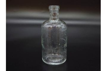 大正〜昭和初期　様々な用途に使える小瓶5個セット(気泡、ガラスビン、硝子、ボトル、薬瓶、花瓶、花入れ、花器)(R-077074)