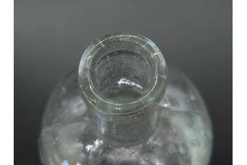 大正〜昭和初期　様々な用途に使える小瓶5個セット(気泡、ガラスビン、硝子、ボトル、薬瓶、花瓶、花入れ、花器)(R-077074)
