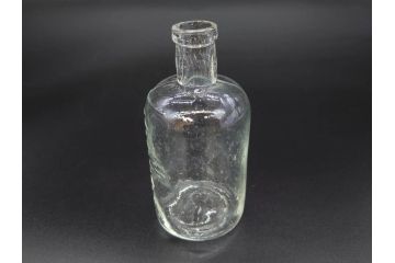 大正〜昭和初期　様々な用途に使える小瓶5個セット(気泡、ガラスビン、硝子、ボトル、薬瓶、花瓶、花入れ、花器)(R-077074)