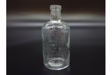 大正〜昭和初期　様々な用途に使える小瓶5個セット(気泡、ガラスビン、硝子、ボトル、薬瓶、花瓶、花入れ、花器)(R-077074)