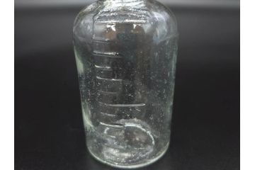 大正〜昭和初期　様々な用途に使える小瓶5個セット(気泡、ガラスビン、硝子、ボトル、薬瓶、花瓶、花入れ、花器)(R-077074)