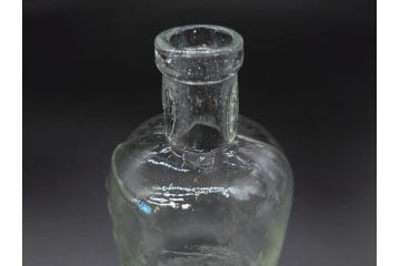 大正〜昭和初期　様々な用途に使える小瓶5個セット(気泡、ガラスビン、硝子、ボトル、薬瓶、花瓶、花入れ、花器)(R-077074)