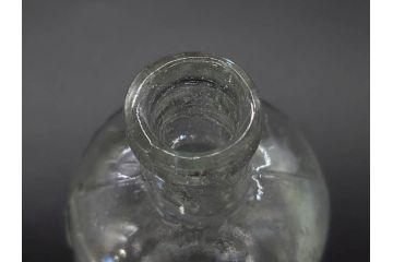 大正〜昭和初期　様々な用途に使える小瓶5個セット(気泡、ガラスビン、硝子、ボトル、薬瓶、花瓶、花入れ、花器)(R-077074)