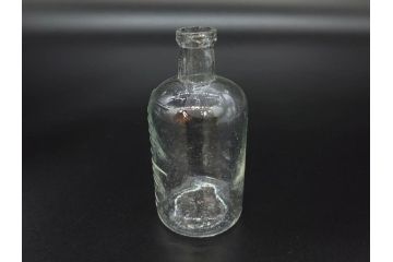 大正〜昭和初期　様々な用途に使える小瓶5個セット(気泡、ガラスビン、硝子、ボトル、薬瓶、花瓶、花入れ、花器)(R-077074)