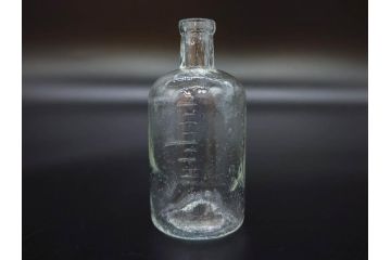大正〜昭和初期　様々な用途に使える小瓶5個セット(気泡、ガラスビン、硝子、ボトル、薬瓶、花瓶、花入れ、花器)(R-077074)