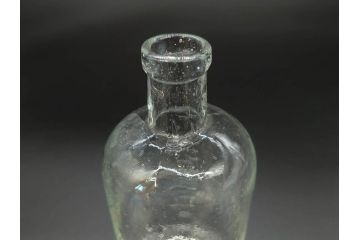 大正〜昭和初期　様々な用途に使える小瓶5個セット(気泡、ガラスビン、硝子、ボトル、薬瓶、花瓶、花入れ、花器)(R-077074)