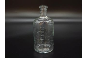 大正〜昭和初期　様々な用途に使える小瓶5個セット(気泡、ガラスビン、硝子、ボトル、薬瓶、花瓶、花入れ、花器)(R-077074)
