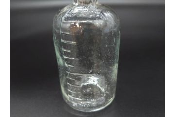 大正〜昭和初期　様々な用途に使える小瓶5個セット(気泡、ガラスビン、硝子、ボトル、薬瓶、花瓶、花入れ、花器)(R-077074)