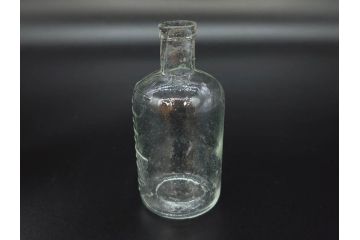 大正〜昭和初期　様々な用途に使える小瓶5個セット(気泡、ガラスビン、硝子、ボトル、薬瓶、花瓶、花入れ、花器)(R-077074)