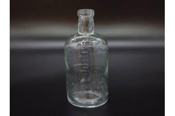 大正〜昭和初期　様々な用途に使える小瓶5個セット(気泡、ガラスビン、硝子、ボトル、薬瓶、花瓶、花入れ、花器)(R-077074)