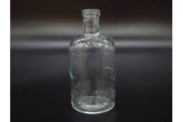 大正〜昭和初期　様々な用途に使える小瓶5個セット(気泡、ガラスビン、硝子、ボトル、薬瓶、花瓶、花入れ、花器)(R-077074)