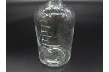 大正〜昭和初期　様々な用途に使える小瓶5個セット(気泡、ガラスビン、硝子、ボトル、薬瓶、花瓶、花入れ、花器)(R-077074)
