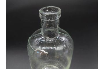 大正〜昭和初期　様々な用途に使える小瓶5個セット(気泡、ガラスビン、硝子、ボトル、薬瓶、花瓶、花入れ、花器)(R-077074)