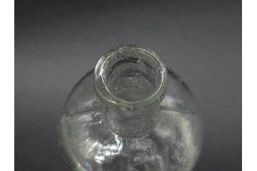 大正〜昭和初期　様々な用途に使える小瓶5個セット(気泡、ガラスビン、硝子、ボトル、薬瓶、花瓶、花入れ、花器)(R-077074)