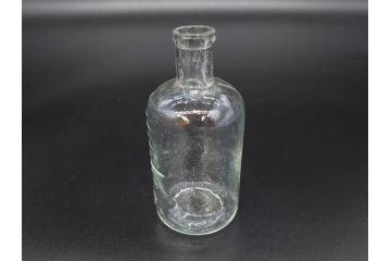 大正〜昭和初期　様々な用途に使える小瓶5個セット(気泡、ガラスビン、硝子、ボトル、薬瓶、花瓶、花入れ、花器)(R-077081)