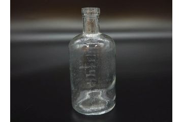 大正〜昭和初期　様々な用途に使える小瓶5個セット(気泡、ガラスビン、硝子、ボトル、薬瓶、花瓶、花入れ、花器)(R-077081)
