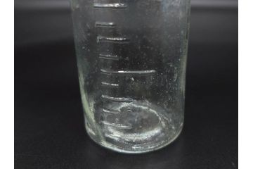 大正〜昭和初期　様々な用途に使える小瓶5個セット(気泡、ガラスビン、硝子、ボトル、薬瓶、花瓶、花入れ、花器)(R-077081)