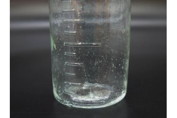 大正〜昭和初期　様々な用途に使える小瓶5個セット(気泡、ガラスビン、硝子、ボトル、薬瓶、花瓶、花入れ、花器)(R-077081)