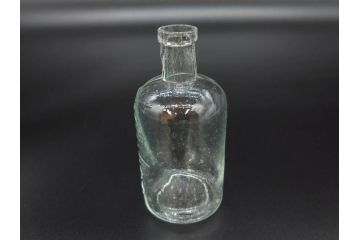 大正〜昭和初期　様々な用途に使える小瓶5個セット(気泡、ガラスビン、硝子、ボトル、薬瓶、花瓶、花入れ、花器)(R-077081)