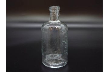 大正〜昭和初期　様々な用途に使える小瓶5個セット(気泡、ガラスビン、硝子、ボトル、薬瓶、花瓶、花入れ、花器)(R-077081)