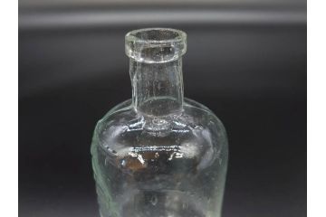 大正〜昭和初期　様々な用途に使える小瓶5個セット(気泡、ガラスビン、硝子、ボトル、薬瓶、花瓶、花入れ、花器)(R-077081)