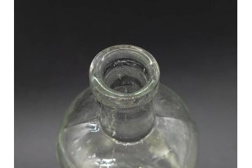 大正〜昭和初期　様々な用途に使える小瓶5個セット(気泡、ガラスビン、硝子、ボトル、薬瓶、花瓶、花入れ、花器)(R-077081)
