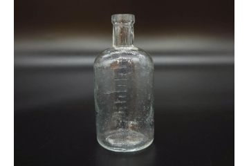 大正〜昭和初期　様々な用途に使える小瓶5個セット(気泡、ガラスビン、硝子、ボトル、薬瓶、花瓶、花入れ、花器)(R-077081)