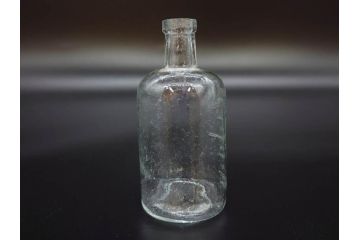 大正〜昭和初期　様々な用途に使える小瓶5個セット(気泡、ガラスビン、硝子、ボトル、薬瓶、花瓶、花入れ、花器)(R-077081)