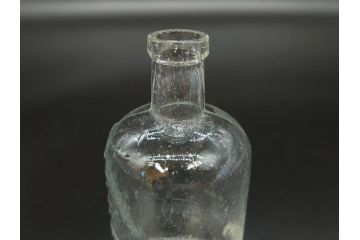 大正〜昭和初期　様々な用途に使える小瓶5個セット(気泡、ガラスビン、硝子、ボトル、薬瓶、花瓶、花入れ、花器)(R-077081)