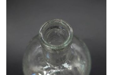 大正〜昭和初期　様々な用途に使える小瓶5個セット(気泡、ガラスビン、硝子、ボトル、薬瓶、花瓶、花入れ、花器)(R-077081)